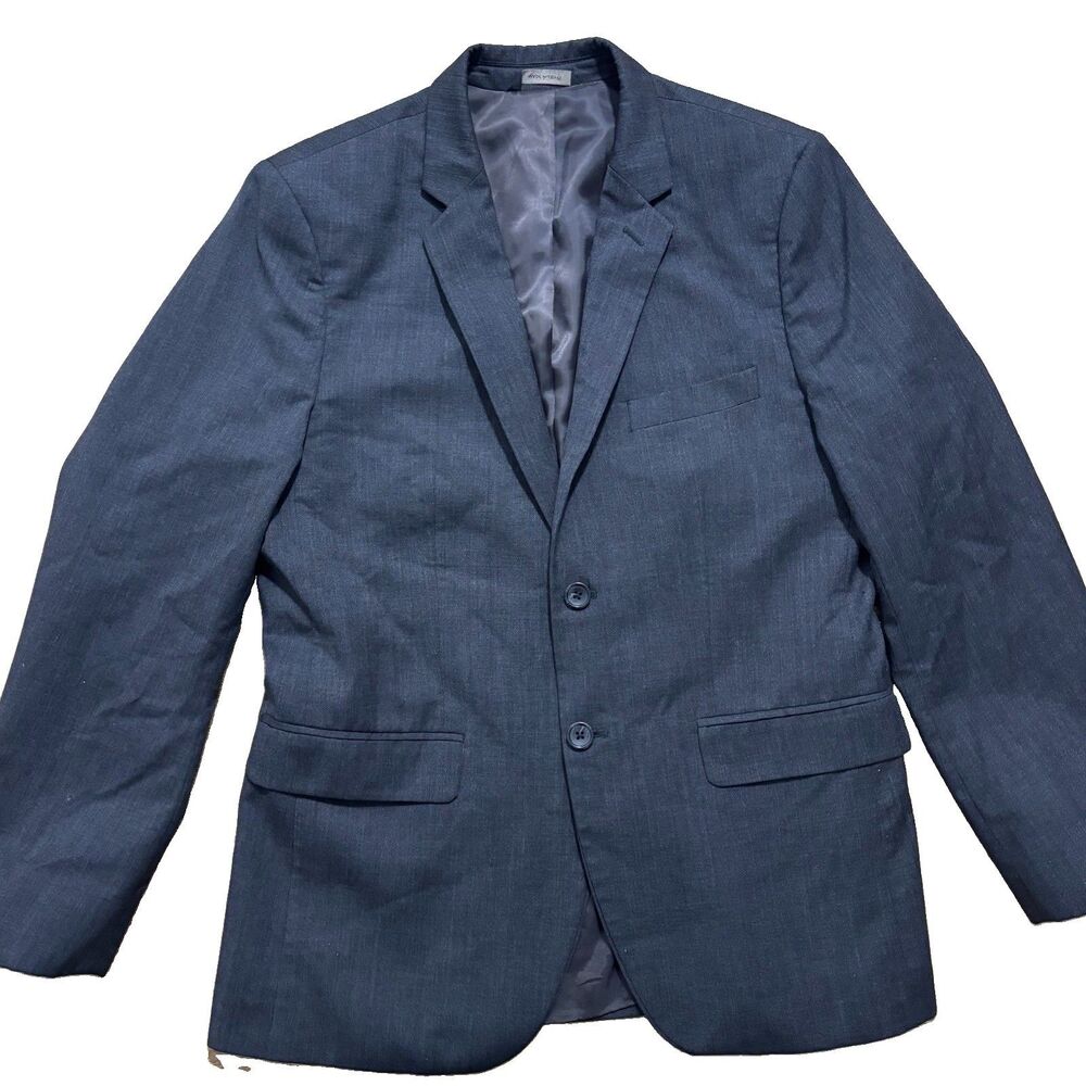 Banana Republic Blazer Men’s Sz 40S Gray Jacket Tailored Slim Fit Wool Blend